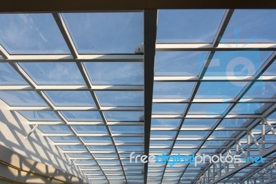 Roof Glazing Stock Photo