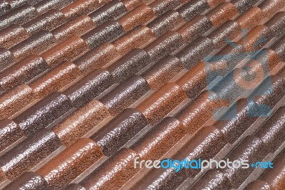 Roof House background Stock Photo