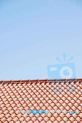 Roof Tiles Stock Photo