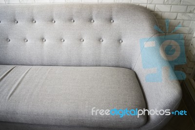 Room Ambiance With Sofa Armchair Stock Photo