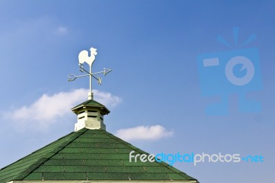 Rooster Weather Vane Stock Photo