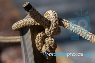 Rope Knot Stock Photo