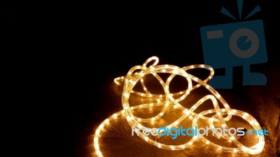 Rope Lighting Stock Photo