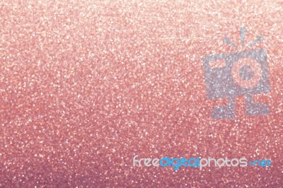 Rose Gold Glitter Bokeh Background Stock Photo