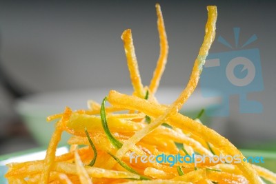 Rosmary French Fries Stock Photo