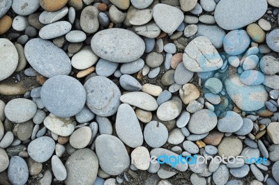 Round Gravel Stock Photo