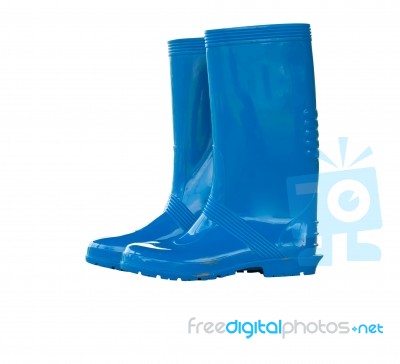 Rubber Boots Stock Photo