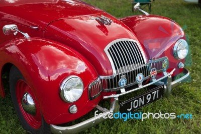 Rudgwick, Sussex/uk - August 27 : Vintage Allard Sports Car In R… Stock Photo