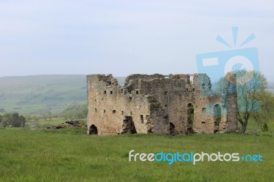 Ruined Fort Stock Photo