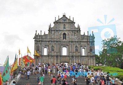 Ruins Of St. Paul's Cathedral Stock Photo