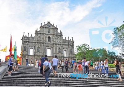 Ruins Of St. Paul's Cathedral Stock Photo