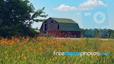 Rural Farm Stock Photo