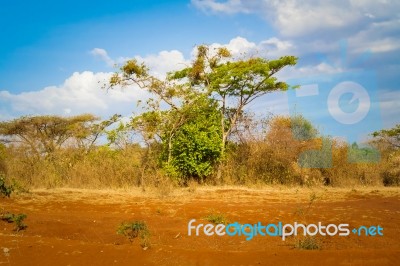 Rural Landscape In Ethiopia Stock Photo