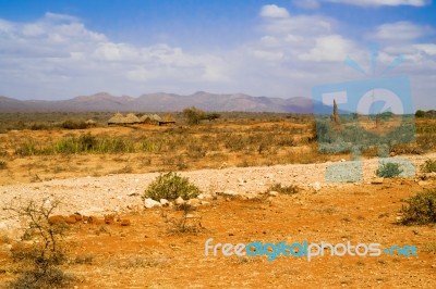 Rural Landscape In Ethiopia Stock Photo