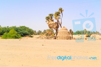 Rural Landscape In Sudan Stock Photo