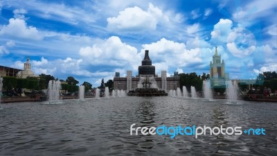 Russia Moscow City Stock Photo