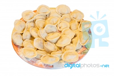 Russian Ravioli Stock Photo