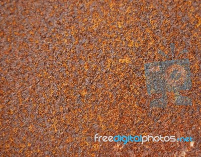 Rust On Steel Sheet Stock Photo