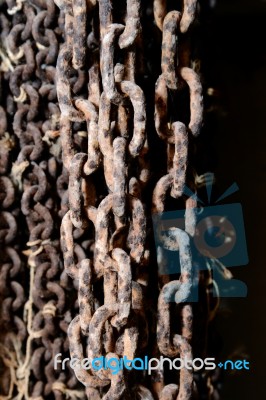 Rusty Chain Stock Photo