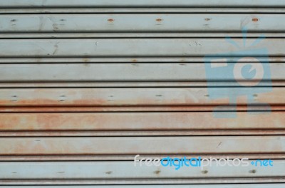 Rusty Steel Door Texture Stock Photo