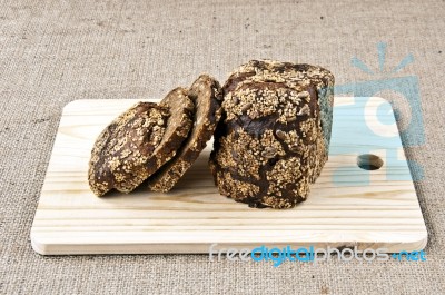 Rye Bread And Cereals Stock Photo