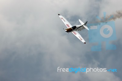 Sa180 Twister Aerial Display At Biggin Hill Airshow Stock Photo