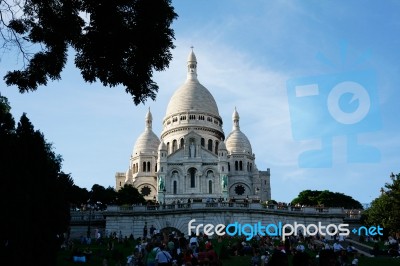 Sacre Coeur Paris Stock Photo