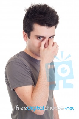 Sad Man Stock Photo