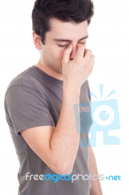 Sad Man Stock Photo