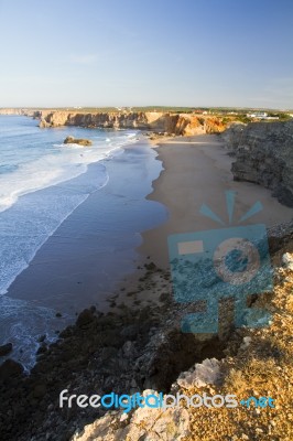 Sagres Cliffs Stock Photo