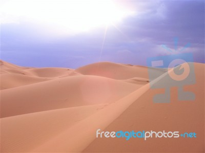 Sahara's Desert Stock Photo