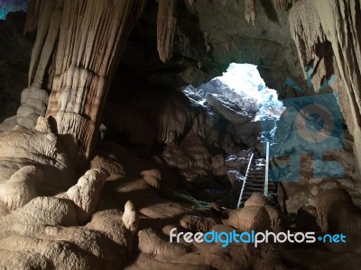 Sai Cave Stock Photo