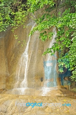 Sai Yok Noi Waterfall Stock Photo