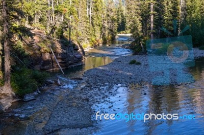 Saint Mary River Stock Photo