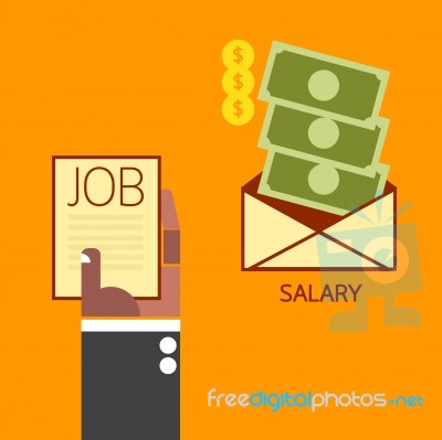 Salary Concept Stock Image