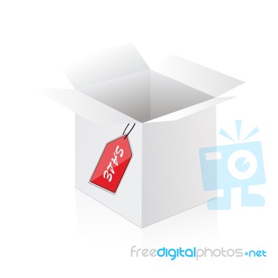 Sale Container Stock Image