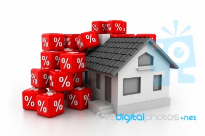 Sale House Concept Stock Image