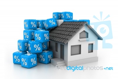 Sale House Concept Stock Image