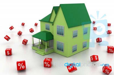 Sale House Concept Stock Image