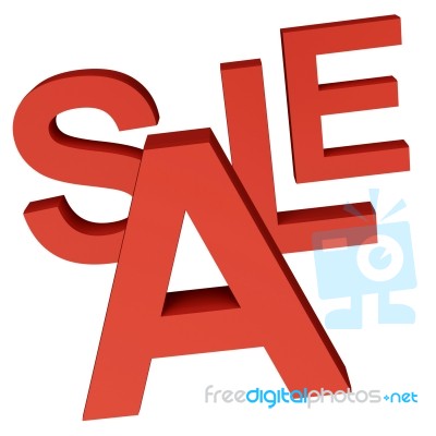 Sale Word Stock Image