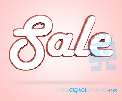 Sale Word Represents Promotion Promo And Offers Stock Image