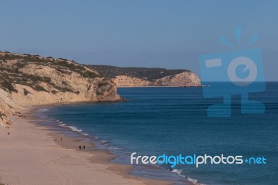 Salema Beach Stock Photo