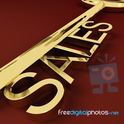 Sales Key Stock Image