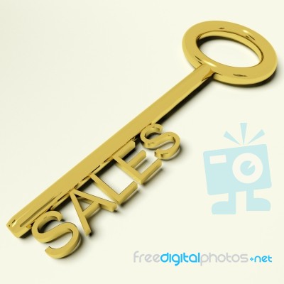 Sales Key Stock Image