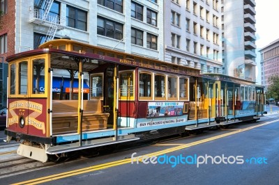 San Francisco Cablecar Stock Photo