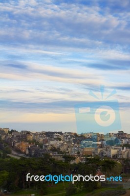 San Francisco Neighborhood Stock Photo