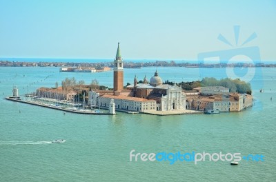 San Giorgio Island Stock Photo