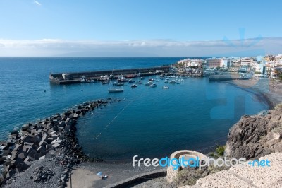 San Juan Harbour In Tenerife Stock Photo