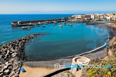 San Juan Harbour Tenerife Stock Photo