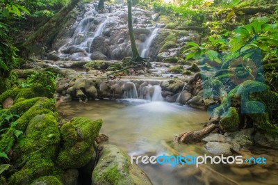 Sanang Manora Waterfall, Phang Nga, Thailand Stock Photo